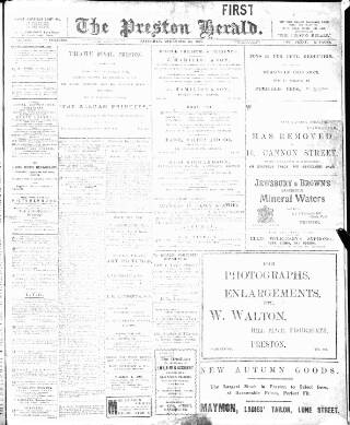 cover page of Preston Herald published on December 30, 1911