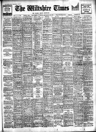 cover page of Wiltshire Times and Trowbridge Advertiser published on September 18, 1954