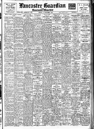 cover page of Lancaster Guardian published on November 15, 1946