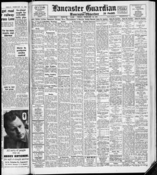 cover page of Lancaster Guardian published on February 28, 1964