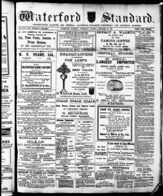 cover page of Waterford Standard published on February 28, 1917