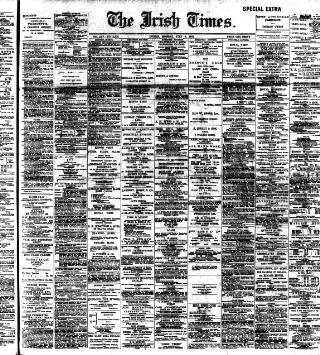cover page of Irish Times published on July 6, 1903