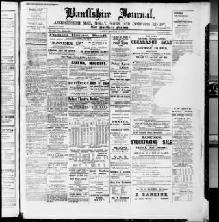 cover page of Banffshire Journal published on December 30, 1930