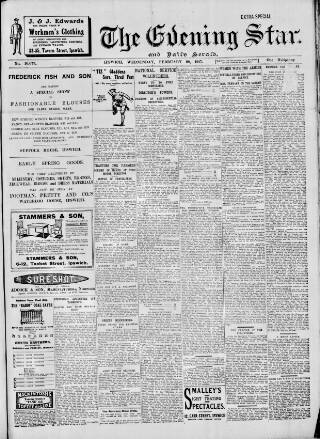 cover page of Evening Star published on February 28, 1917