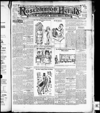 cover page of Roscommon Herald published on December 30, 1899