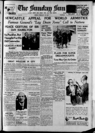 cover page of Sunday Sun (Newcastle) published on February 28, 1937