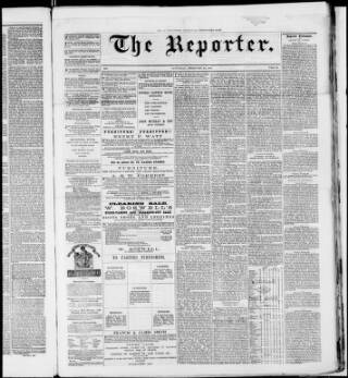 cover page of Reporter (Stirling) published on February 28, 1880