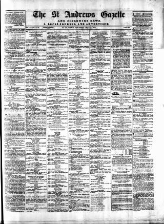 cover page of St. Andrews Gazette and Fifeshire News published on July 6, 1878