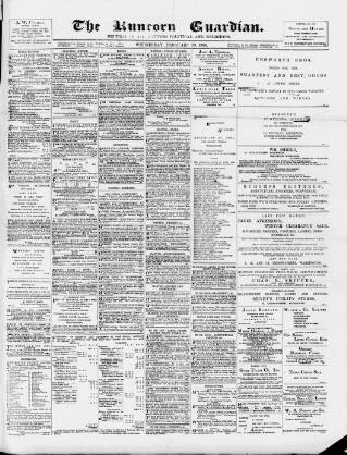 cover page of Runcorn Guardian published on February 28, 1906