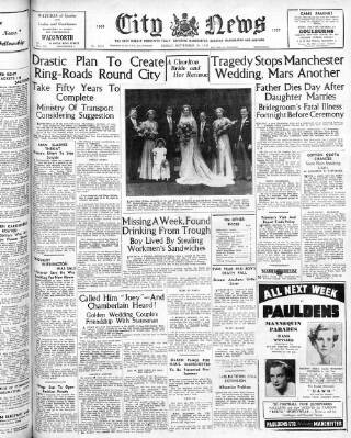 cover page of Manchester City News published on September 10, 1937