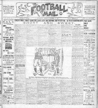 cover page of Football Mail (Portsmouth) published on September 26, 1903