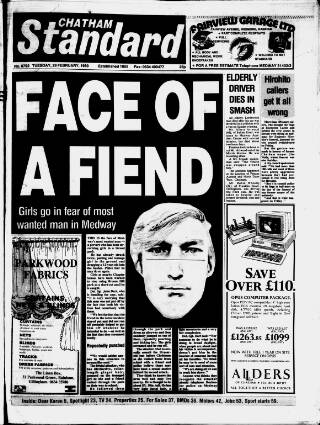 cover page of Chatham Standard published on February 28, 1989