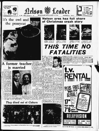 cover page of Nelson Leader published on December 30, 1966