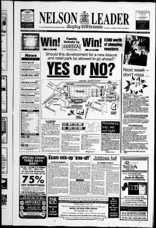 cover page of Nelson Leader published on November 15, 1996