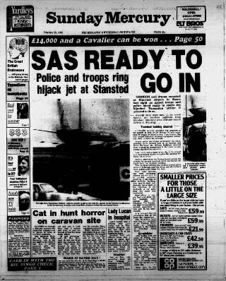 cover page of Birmingham Weekly Mercury published on February 28, 1982