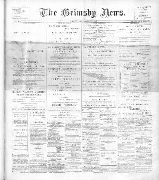 cover page of Grimsby News published on December 30, 1904