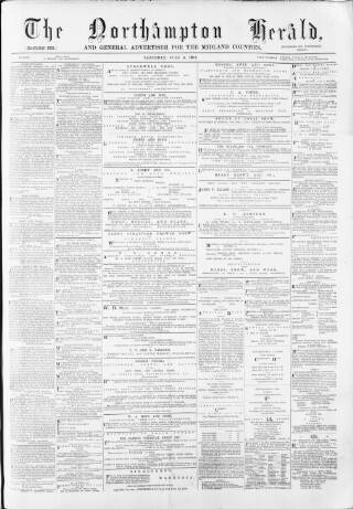 cover page of Northampton Herald published on July 6, 1878