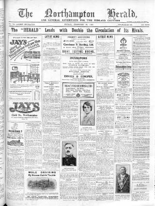 cover page of Northampton Herald published on February 28, 1930