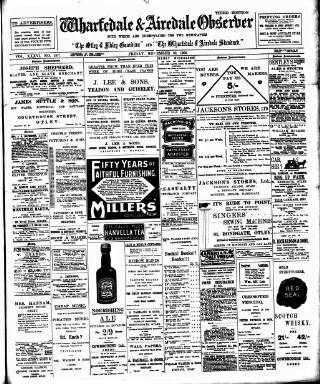 cover page of Wharfedale & Airedale Observer published on November 30, 1906
