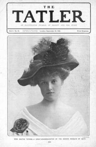 cover page of The Tatler published on September 18, 1901