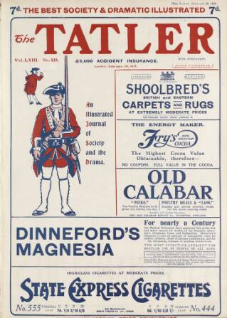 cover page of The Tatler published on February 28, 1917