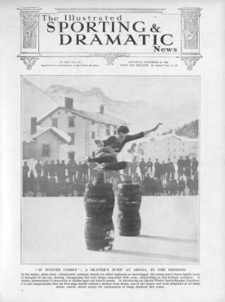 cover page of Illustrated Sporting and Dramatic News published on November 15, 1921