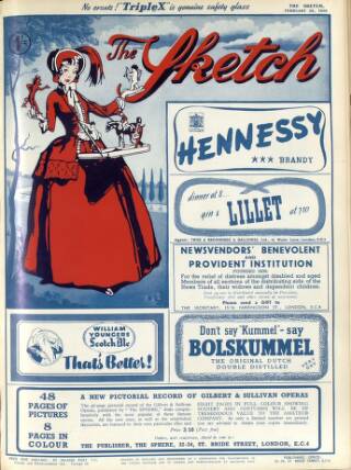 cover page of The Sketch published on February 28, 1940
