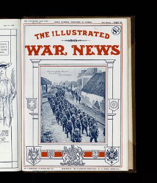 cover page of Illustrated War News published on July 4, 1917