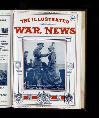 cover page of Illustrated War News published on September 26, 1917