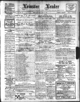 cover page of Leinster Leader published on July 6, 1940