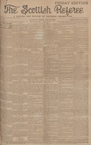 cover page of Scottish Referee published on July 6, 1894