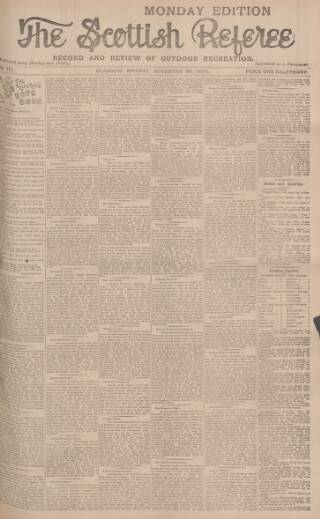 cover page of Scottish Referee published on November 30, 1896