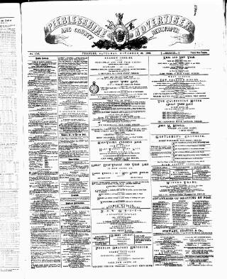 cover page of Peeblesshire Advertiser published on November 30, 1889