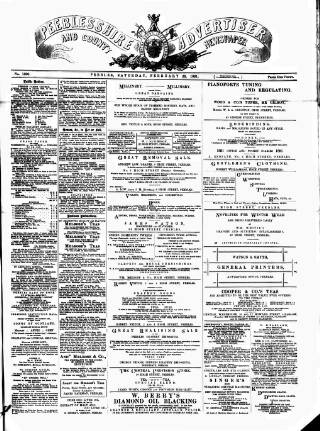 cover page of Peeblesshire Advertiser published on February 28, 1891