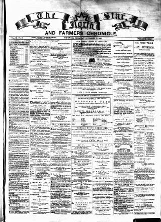 cover page of North Star and Farmers' Chronicle published on November 15, 1894