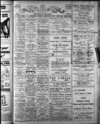 cover page of North Star and Farmers' Chronicle published on February 28, 1942