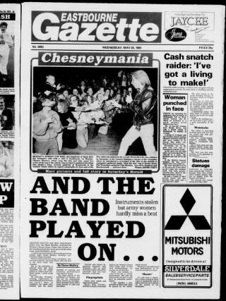 cover page of Eastbourne Gazette published on May 29, 1991