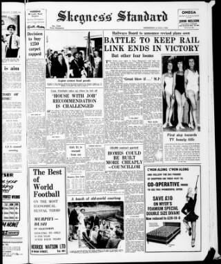 cover page of Skegness Standard published on July 6, 1966