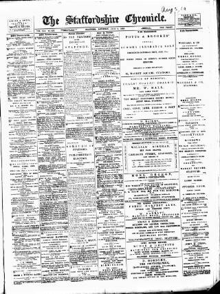 cover page of Staffordshire Chronicle published on July 6, 1895
