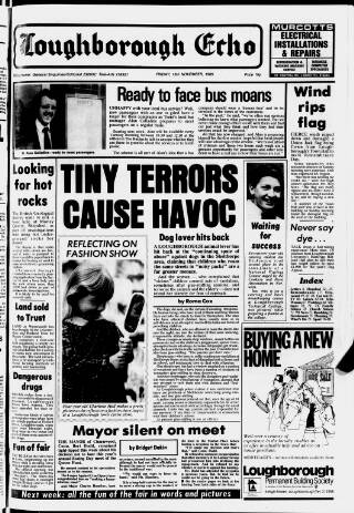 cover page of Loughborough Echo published on November 15, 1985