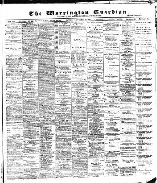 cover page of Warrington Guardian published on November 30, 1889