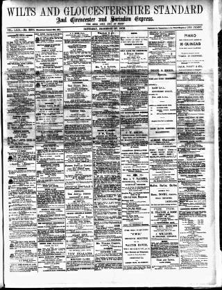 cover page of Wilts and Gloucestershire Standard published on December 30, 1905