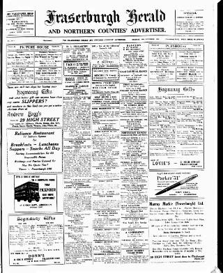 cover page of Fraserburgh Herald and Northern Counties' Advertiser published on December 30, 1958