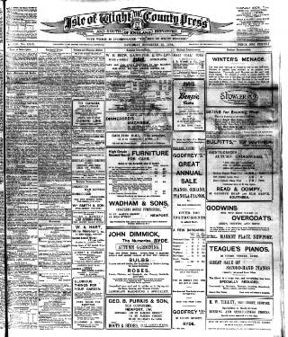 cover page of Isle of Wight County Press published on November 15, 1913