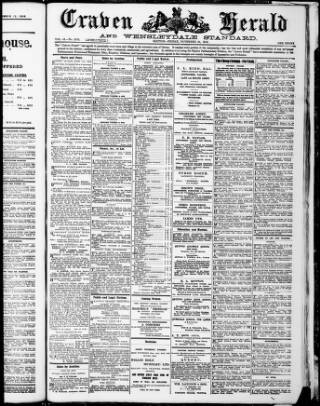 cover page of Craven Herald published on November 24, 1916