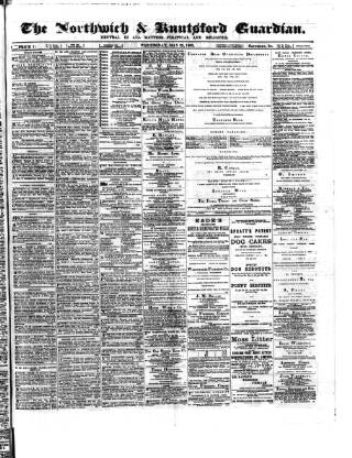 cover page of Northwich Guardian published on May 29, 1889