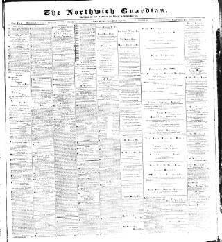 cover page of Northwich Guardian published on December 30, 1893