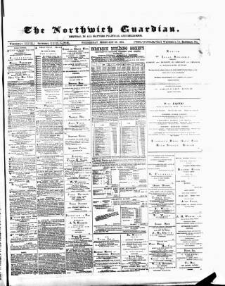 cover page of Northwich Guardian published on February 28, 1894