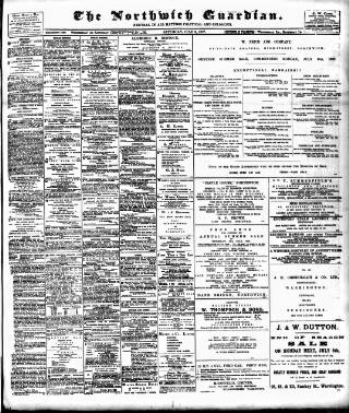 cover page of Northwich Guardian published on July 6, 1907