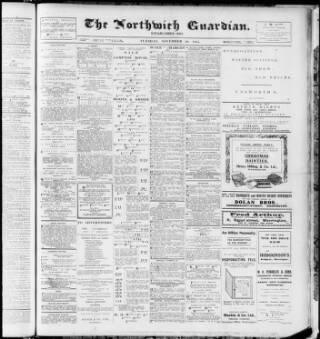 cover page of Northwich Guardian published on November 30, 1915